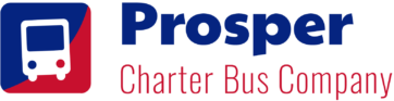 a Prosper charter bus logo